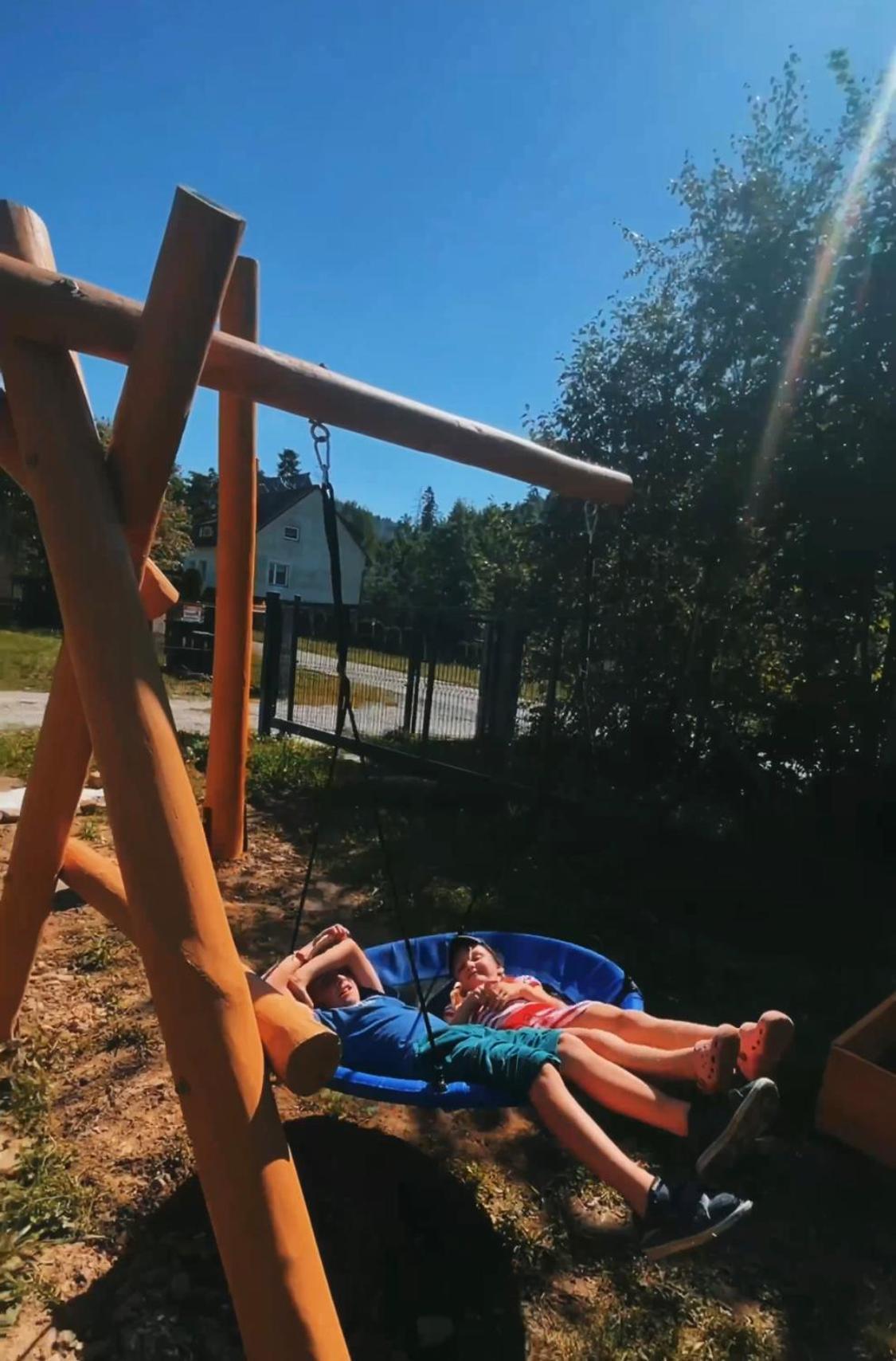 Domki Z Prywatna Sauna- Na Szlaku Milowka Bagian luar foto